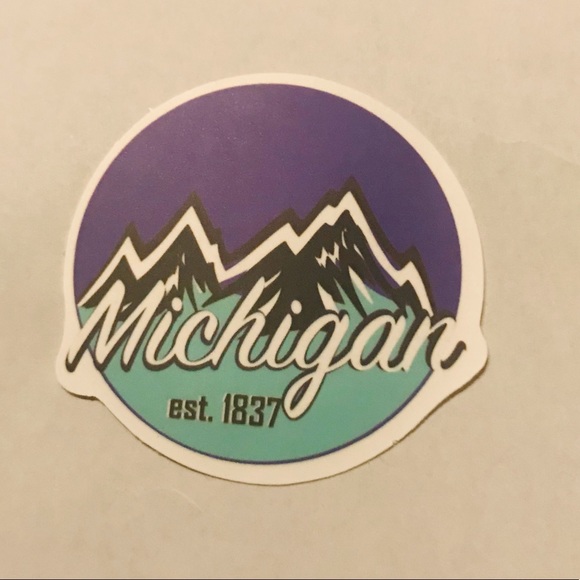 Michigan Matte Finish PVC Removable Waterproof Decor Accent Sticker - Picture 8 of 11
